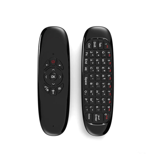 Wireless Air Mouse Remote with Keyboard - USB/Bluetooth